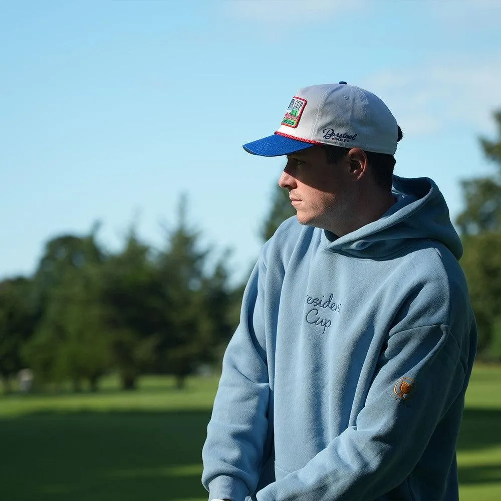 Barstool Golf x Presidents Cup Oversized Hoodie (Blue)