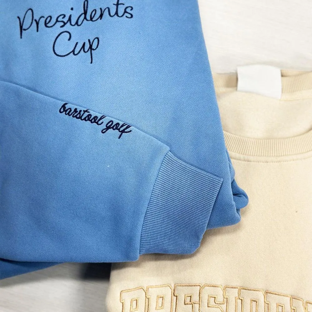 Barstool Golf x Presidents Cup Oversized Hoodie (Blue)