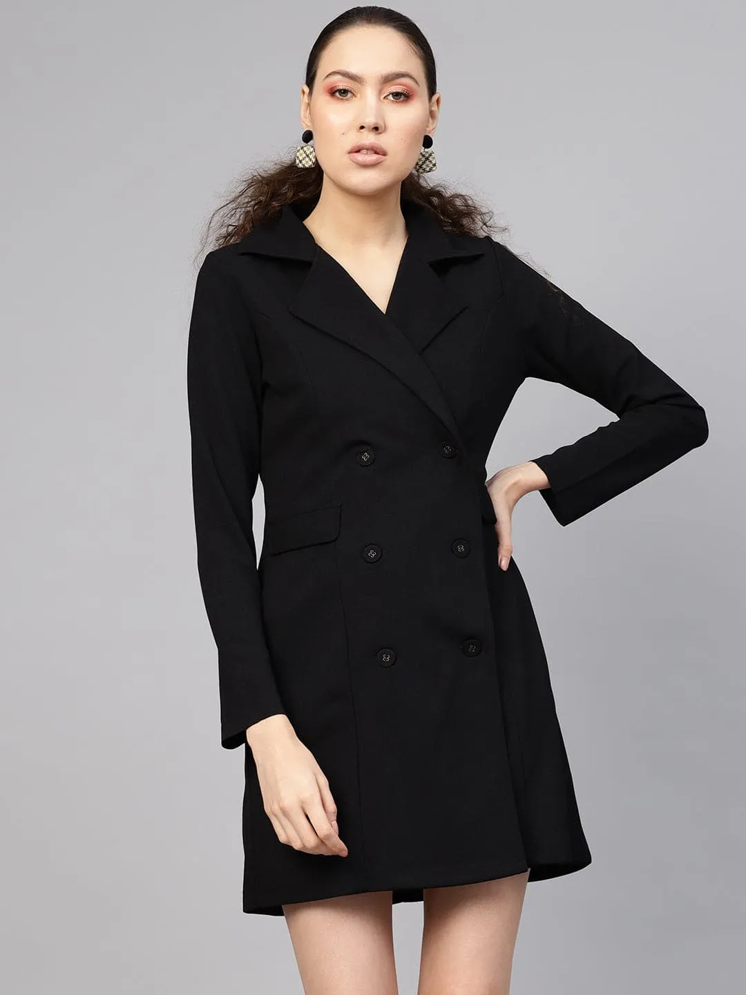 Black Blazer Dress