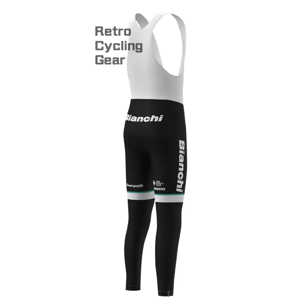 blue Bianchi Bib Cycling Pants