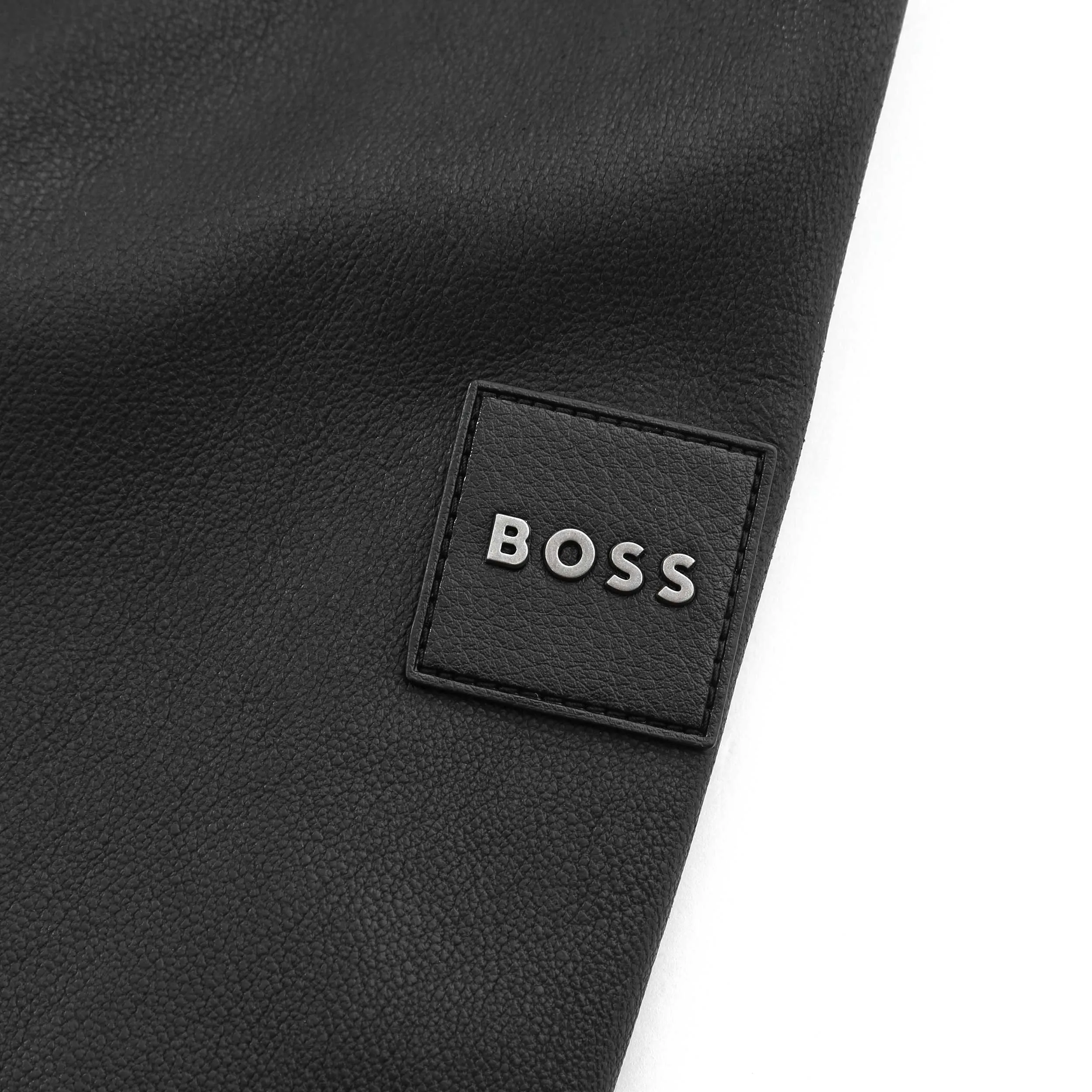 BOSS Jericho Leather Jacket in Black