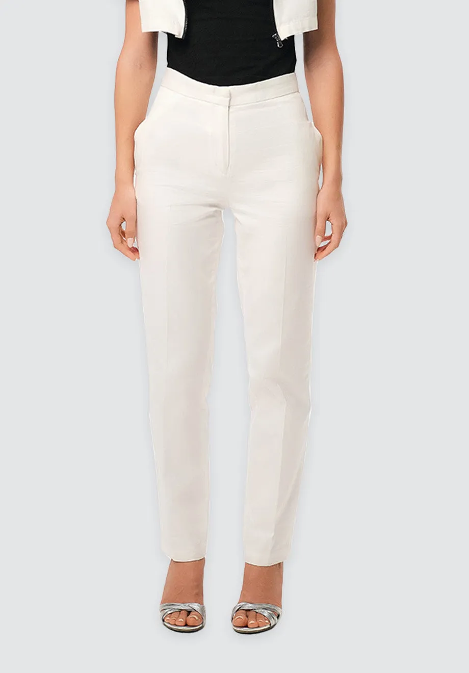 Djoro Trousers | White