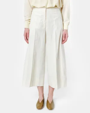 Large Pants Crop in Cream