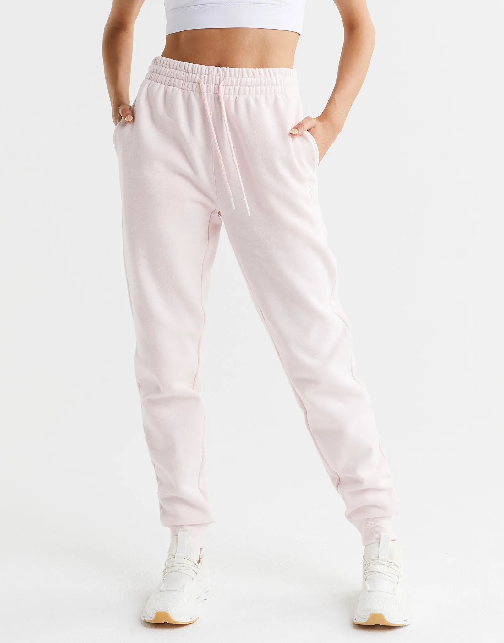 Millie Track Pants in Powder Pink