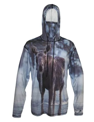 Moose Drool Sun Protective Wildlife Graphic Hoodie