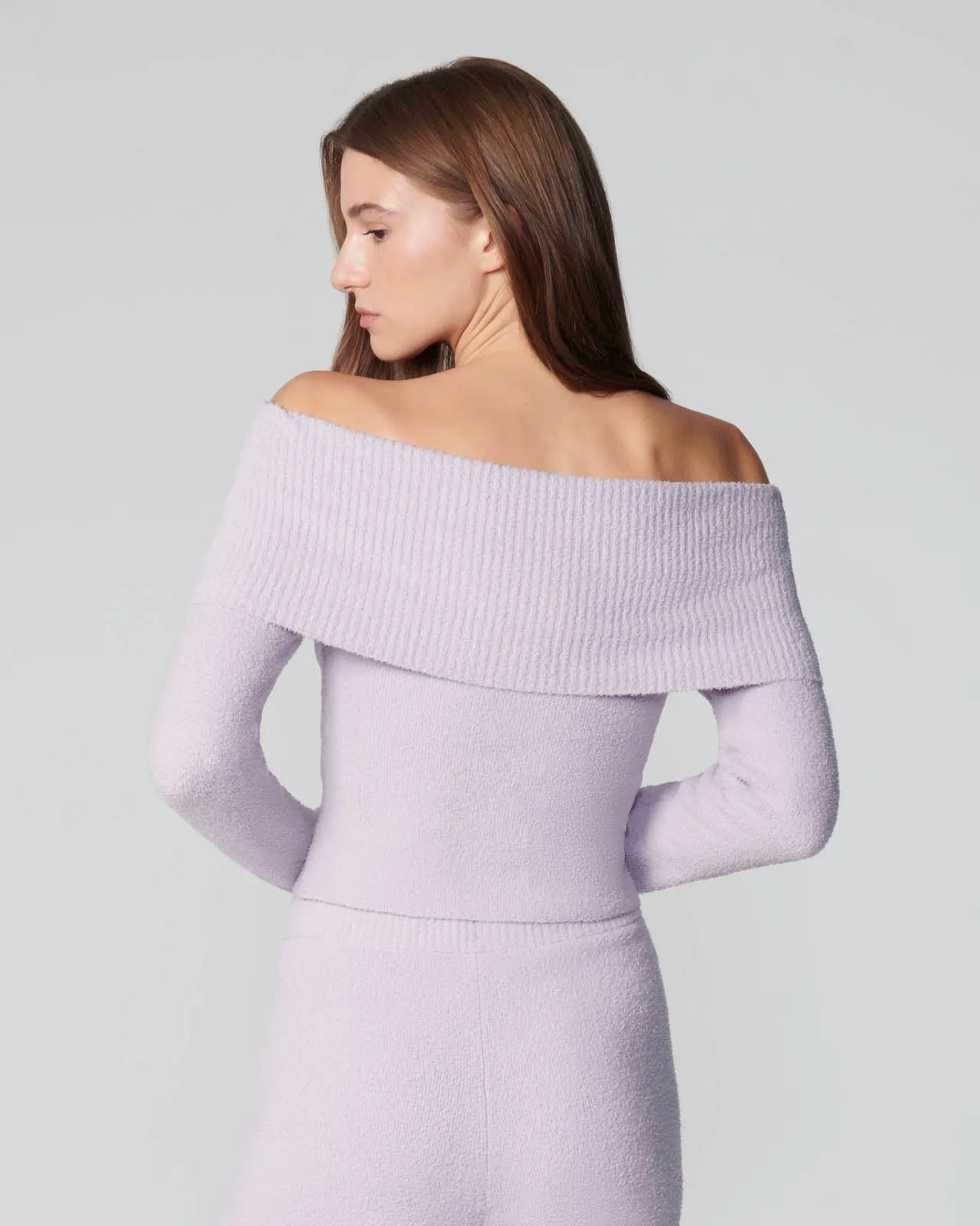 Plush Off-the-Shoulder