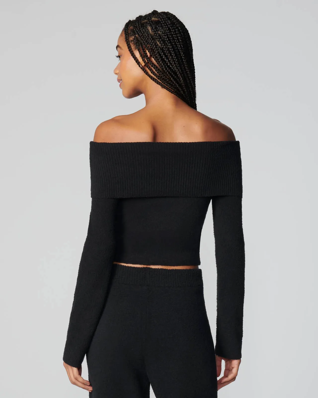 Plush Off-the-Shoulder