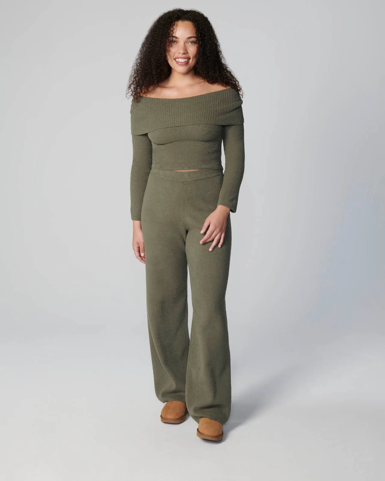 Plush Wide Leg Pant