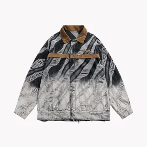 Pre Order:  Brushed Gradient Ripped Jacket