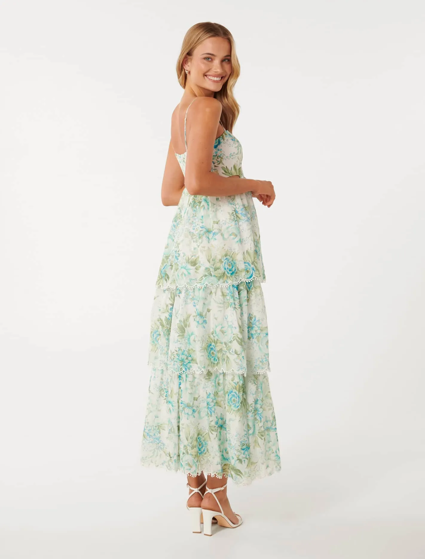 Shauna Tiered Midi Dress