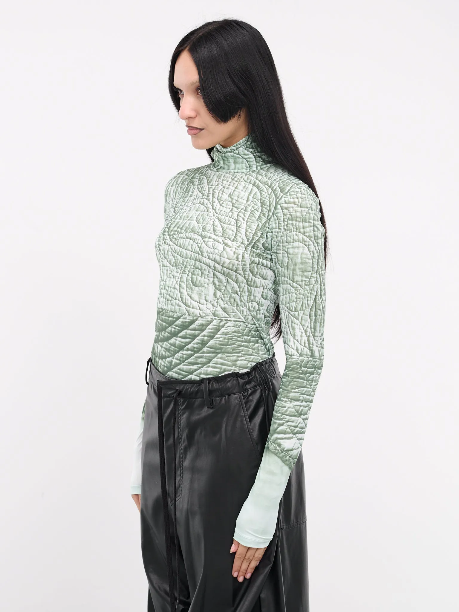 Trompe L'oeil Print Top (S52NH0021-M20026-IGUANA)