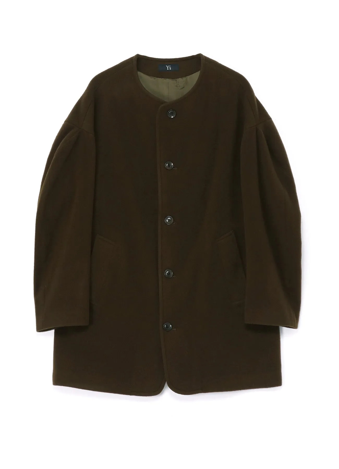 WOOL MOSSER NO COLLAR JACKET