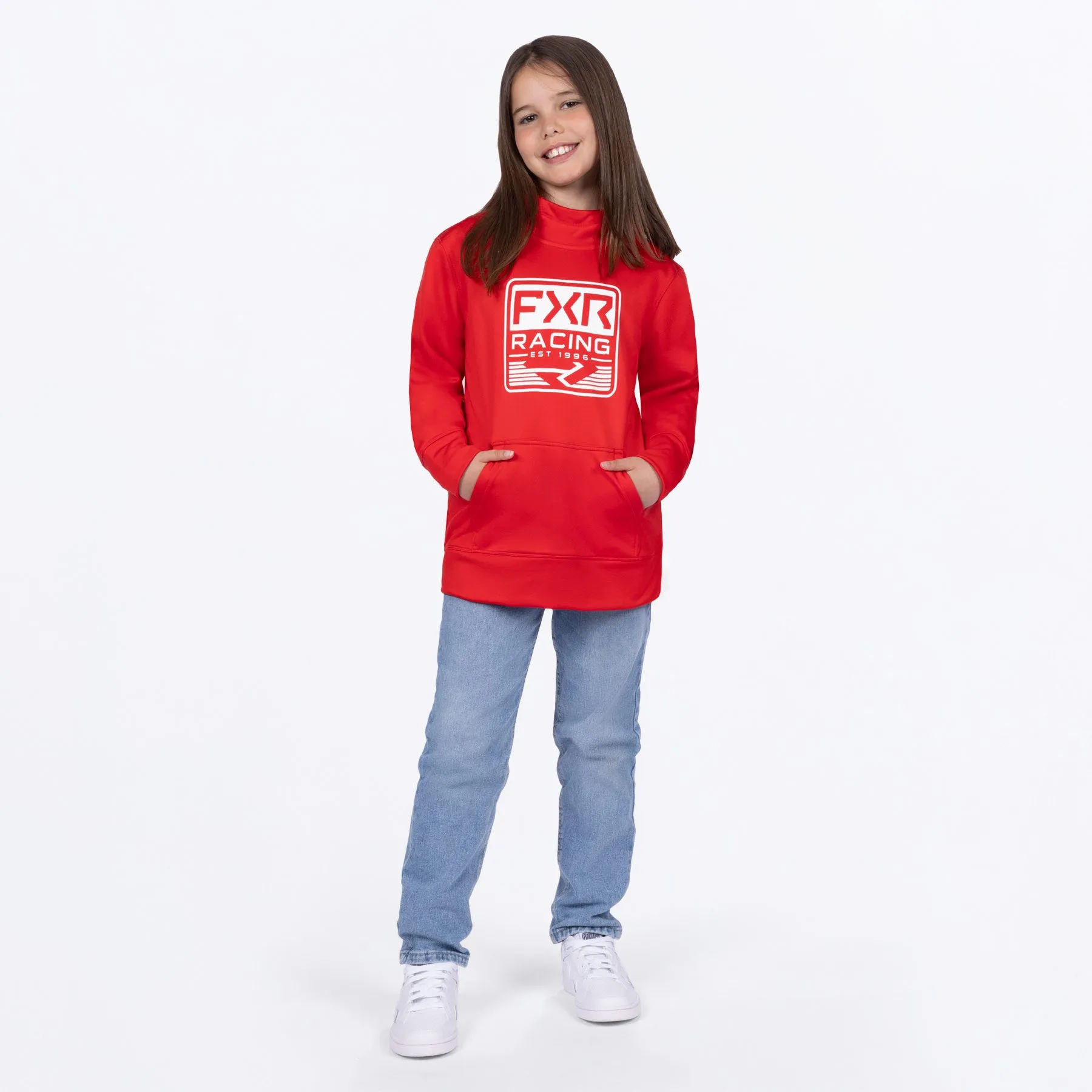 Youth Emblem Tech Pullover Hoodie