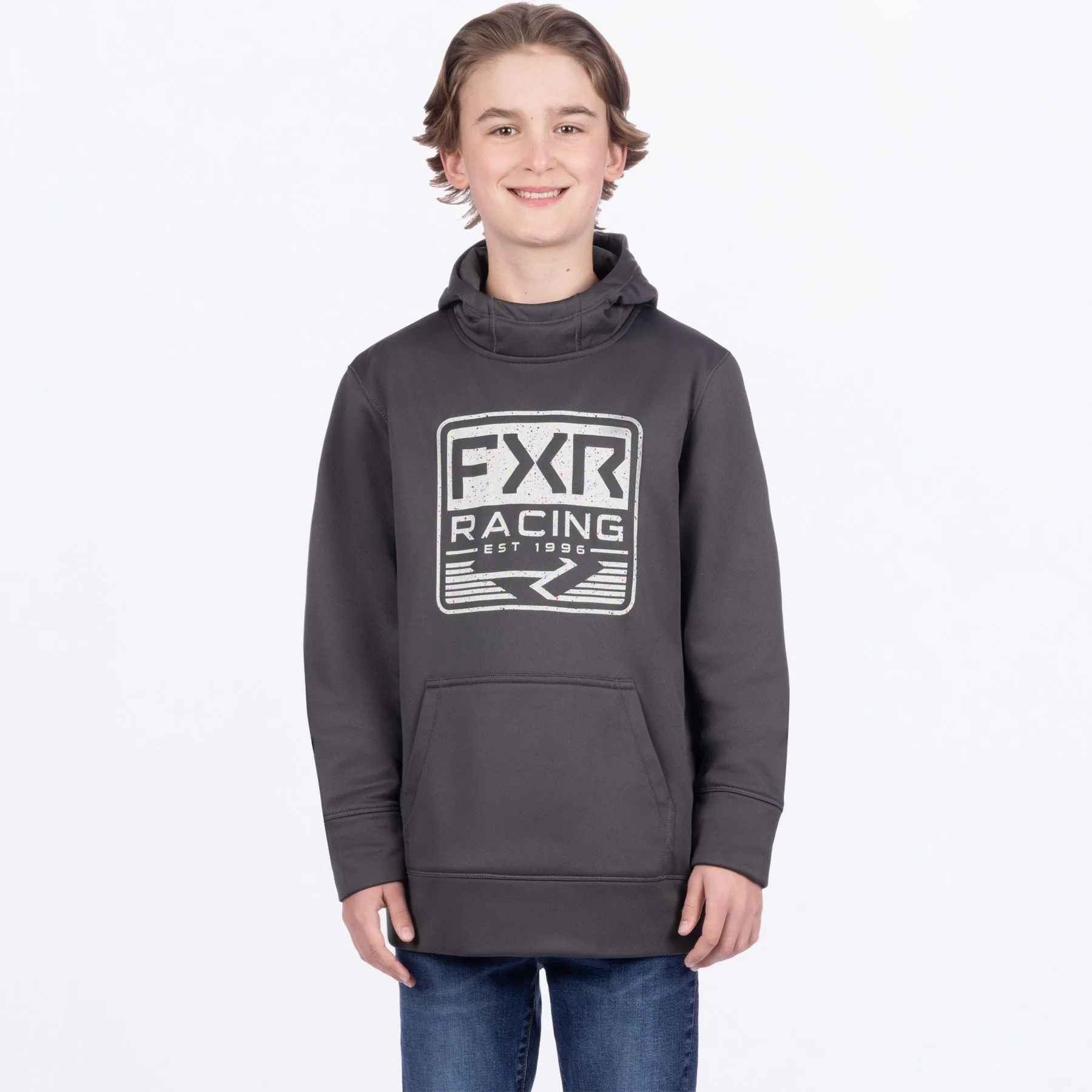 Youth Emblem Tech Pullover Hoodie