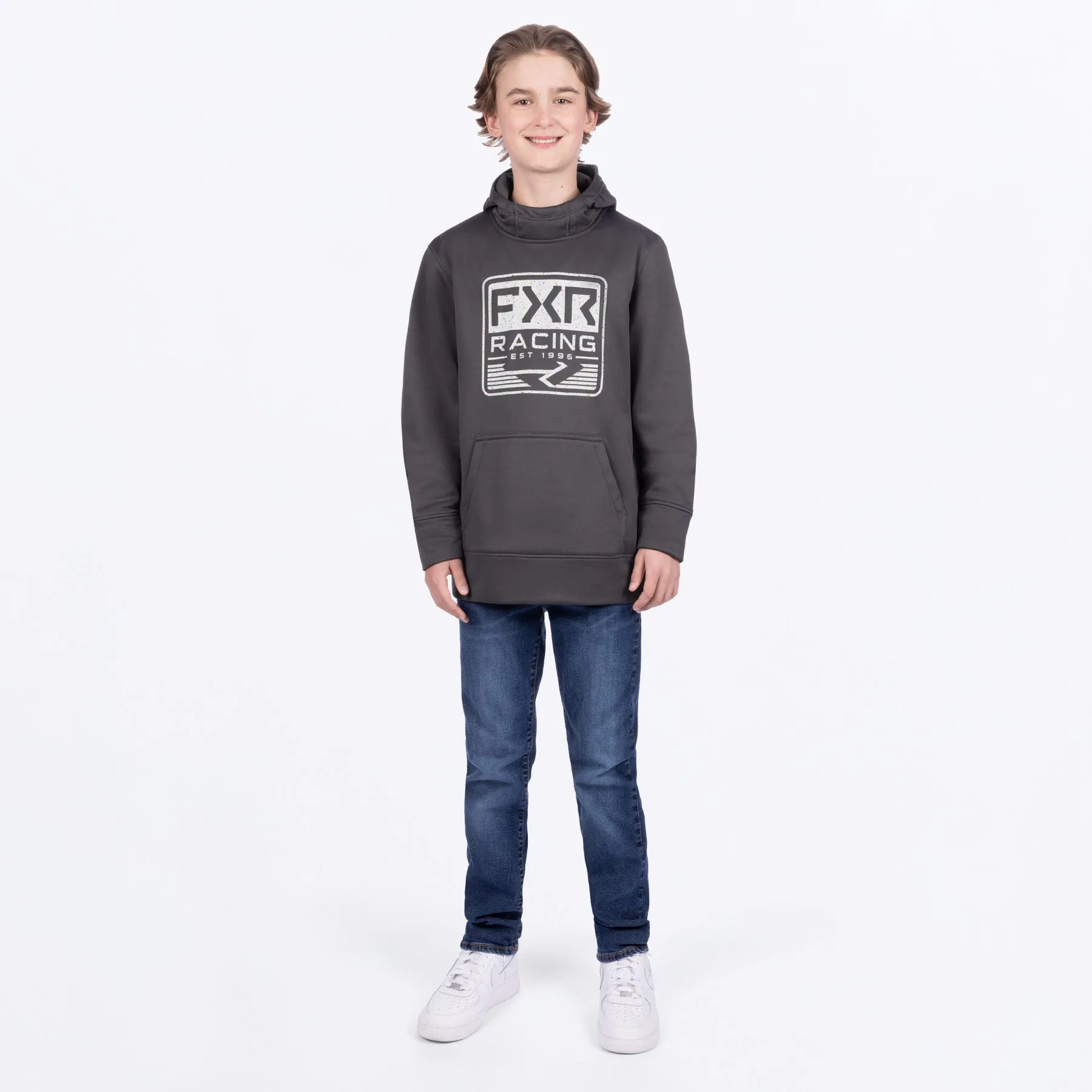 Youth Emblem Tech Pullover Hoodie